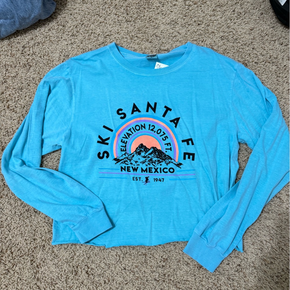 Blue 84 Women's Light Blue Santa Fe Long Sleeve Tee